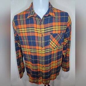 Cloudveil Men's Shirt Flannel Plaid Button Large